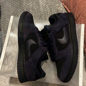 Nike Midnight Black and Deep Purple Shoes